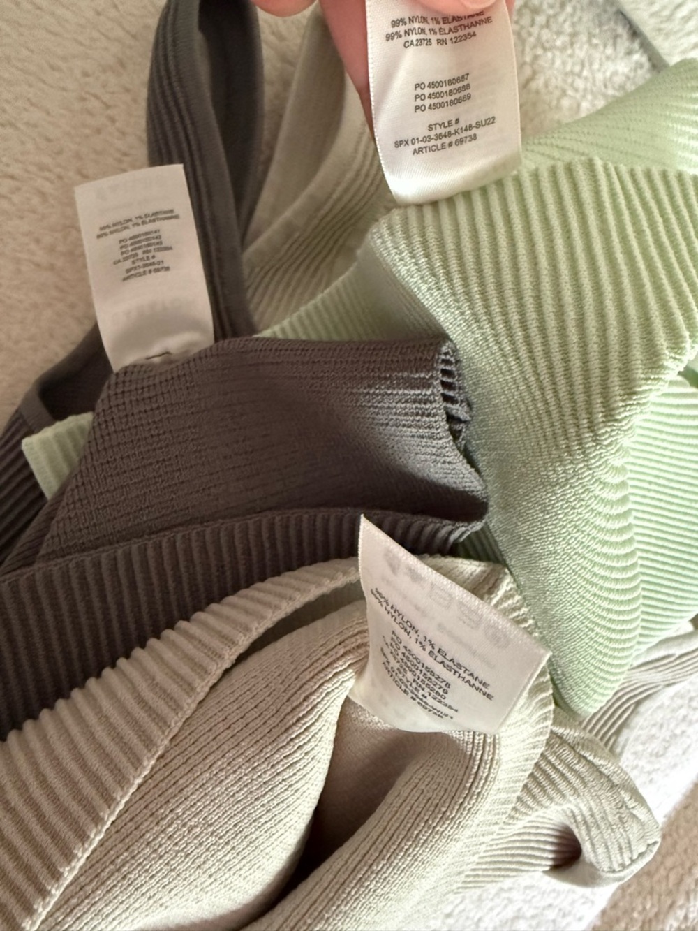 For @missash5887 BNWOT Babaton Sculpt Knit Squareneck Tank - Picture 5 of 6